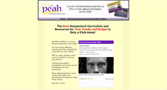 Desktop Screenshot of peah.com
