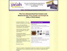 Tablet Screenshot of peah.com